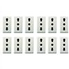 GEWISS Presa bivalente bipasso 10/16a serie gewiss gw20203 pezzi 12