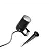 INTEC LIGHT Proiettore spot alluminio nero picchetto incluso attacco gu10 ip54
