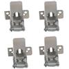 INTEC LIGHT Kit fissaggio ganci pannello led confezione 4 pezzi
