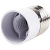 ECOVA Adattatore portalampada da attacco e27 a attacco e14 plastica ip20
