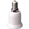 ECOVA Adattatore portalampada da attacco e14 a attacco e27 plastica ip20