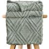 GC GAVENO CAVAILIA Coperta in Pile Soffice per Letto e Divano, Copriletto Confortevole, Termica, Calda e Accogliente, Elegante Coperta Jacquard (130 x 180 cm)