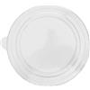 Terryshop74 25 coperchi Ciotole in carta per Pokè, insalatiera portavivande misure disponibili (Trasparente Coperchio, 15 cm)