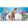 Playmobil - 9893 - History - 3 vichinghi - in imballaggio in plastica, senza scatola di cartone blu