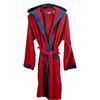Carrara Voyage accappatoio con cappuccio in spugna di cotone, (IT, Testo, L, XL, Regular, Regular, Bordeaux)