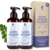 RedMoringa Shampoo Antiforfora EcoBio | Contrasta e previene la Forfora | Shampoo Dermatite Seborroica purificante | 99,5% Naturale Senza SLS e ASL | Con Moringa, Malva Nasturzio e Ortica - 500ml | RedMoringa