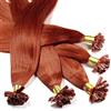 Hair2Heart 25 x 1g Extension Capelli Veri Cheratina - 40cm, Colore #130 Rame Rosso, liscio