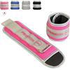 PROIRON Peso Caviglia Peso Polso Durevole Pesi Regolabili con Chiusura a Strappo per Fitness, Esercizio Fisico, Passeggiate, Jogging, Ginnastica, Aerobica, Palestra, Paio Rosa 1kg