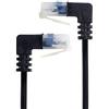 xiwai Ultra Slim Cat6 Cavo Ethernet RJ45 Ad Angolo 25 cm Cavo di Rete UTP Patch Cord 90 Gradi Cat6a LAN per Laptop Router TV Box