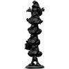 Plastoy Collectoys - Colonna di puffi nera opaca