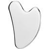 JDXun Gua Sha Viso, Gua Sha a Forma di Cuore in Acciaio Inossidabile, Massaggiatore Viso Rilassante, Strumento per Massaggio del Gua Sha per Viso e Vorpo