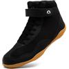 Mufanton Scarpe da Boxe da Uomo Scarpe da Wrestling Scarpe da Pugilato Traspirante Scarpe Combat Boxers Scarpe da Kickboxing Leggero Stivali da Bambino,Rosso,EU35