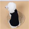 FANSU Maglioncino Cane, Inverni Caldo Natale Maglione Cane, Lavorato a Maglia Maglioncino per Cani e Gattino, Felpa Cane Vestiti Gatto Cucciolo Cane Taglia Media (L,Nero)