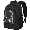 Karactermania Batman Face-Zaino Fight FAN 2.2, Nero, 31 x 44 cm, Capacità 24 L