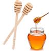 ZAMXHUG Spargimiele Legno Piccoli - 2Pcs Spargimiele Legno Piccoli, del Miele del mestolo bastoni del Miele,per Vaso di Miele Jar Ringraziamento Matrimonio Battesimo(15 cm)