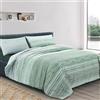 Dorian Home Completo Lenzuola Matrimoniali Cotone 100% Puro 180x200 Made in Italy