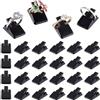 PH PandaHall 36pz Supporto per Anello in Plastica Nero Piccolo Supporto per Anello, Espositore per Anelli di Fidanzamento Matrimonio Negozio di Gioielli Venditori Camera Da Letto