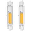 EIMOPE Lampadina R7S LED 78mm 15w Dimmerabile, R7S LED 78mm 15w Equivalente a 100w 150W Alogena Lampada, Bianco Caldo 3000K, 1500LM, Illuminazione Fascio 360°, Nessun Sfarfallio, Pacco da 2