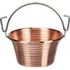 Baldassare Agnelli Pentole Agnelli COCM44M28 Paiolo con Manico ad Arco, Rame, 28 cm