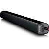 Lenco 810089 barra audio bluetooth 5.0 sb-080 con arco hdmi - ingresso aux-in - ingresso rca - 2 x 20+ 40 w rms - subwoofer integrato - con montaggio a parete - soundbar sb-080 nera