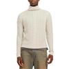 JACK & JONES Jjcraig Knit Roll Neck Aw24 Maglione Lavorato a Maglia, Melange Bianco, L Uomo