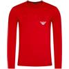 Emporio Armani Maglietta Uomo 111653 CC716, T-Shirt Manica Lunga, Girocollo (Rosso, S)