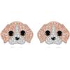 YFN Orecchini per cani in argento Sterling orecchini carini gioielli regali per le donne, Normal, Argento sterling, Zirconia cubica