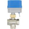 OemClima Valvola motorizzata 3 vie 12v valvola inox 1/2 elettrovalvola acciaio inossidabile