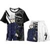 Jilijia Anime BLUE LOCK Cosplay Costume Set Chigiri Hyoma Costume Cosplay Gioco Anime Seishiro Nagi Maglietta allentata Con Pantaloncini Isagi Yoichi Vestito di Halloween Casual Manica Corta Allentato