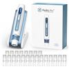 Lazzybeauty Hydra.pen H5 Penna Microneedling Professionale, Applicatore Wireless di Siero Essenziale con Microcorrente EMS e Display LED, Macchina Microneedle con 22 aghi per Cartucce di Ricambioper, Oro