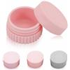 KGDUYC 4 pezzi contenitori cosmetici in silicone da 20 ml - flaconi da viaggio in silicone, mini lattine, contenitori cosmetici da viaggio per lozioni, creme, balsami per labbra, cosmetici