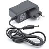 CABLEPELADO - Alimentatore 9 V 0,6 A, Caricatore da Parete, Adattatore di Alimentazione Con Connettore DC 5,5 x 2,1 mm, Nero