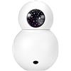 Alecto BC-21 Umidificatore per la stanza dei bambini - Umidificazione dell'ambiente con diffusore di aromi - Umidificazione dell'aria e luce notturna con proiezione - Bianco