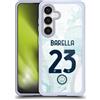 Head Case Designs Licenza Ufficiale Inter Milan Nicolò Barella 2022/23 Giocatori Away Kit Custodia Cover in Morbido Gel Compatibile con Samsung Galaxy S24 5G