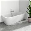 evineo ineo2 vasca da bagno ad angolo L: 180 La: 80 cm, angolo destro della stanza, BE4027WM, ineo2 bianco opaco [Vasche da Bagno > Vasche da Bagno ad Angolo]
