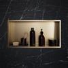 Viverso x wall nicchia a parete in acciaio inox La: 600 A: 300 mm, con telaio slim, VU9801BG, x wall [Accessori Bagno > Mensole Doccia]