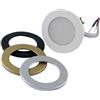 Shop SoftAir Mini Faretto a LED Spot 3W IP65 Bianco Nero Dorato Grigio da Incasso Luce Calda Naturale Fredda Foro 35mm da Interno/Esterno Resistente (1 Pezzo 120° Luce Naturale)