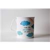 Meditathe Polo Sud Meditathe Tazza letteraria Mugs Madame de Staël nella Vita Non Ci Sono Che inizi, Porcellana