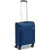 RONCATO MODO by Sirio trolley cabina morbida 4 ruote con tsa, Blu scuro, CABINA, Valigia