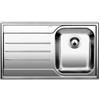 Schock PRONTA CONSEGNA - SPEDIZIONE IMMEDIATA Blanco 1612662 MEDIAN 45 S Median Lavello incasso cm. 86 x 50 inox - Vasca a Destra Gocciolatoio sinistro