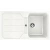 Schock FOMD100A07 Formhaus Lavello incasso 860 x 500 mm con vasca Destra e Gocciolatoio a sinistra bianco alpina