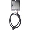 Hyuduo Scheda Luminosa a Infrarossi con 48 LED Neri Ad Alta Potenza Adatta per Telecamere IR da 850 Nm, Materiale ABS, DC12V, Luce di Riempimento per Visione Notturna