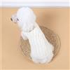 FANSU Maglioncino Cane, Inverni Caldo Natale Maglione Cane, Lavorato a Maglia Maglioncino per Cani e Gattino, Felpa Cane Vestiti Gatto Cucciolo Cane Taglia Media (S,Bianco)