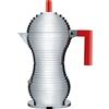 Alessi - Caffettiera espresso italiano Pulcina - Metallo - Ghisa di alluminio - Designer Michele de Lucchi