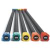 TOORX PROFESSIONAL LINE Body Bar 2 kg Nero con Terminale Rosso - Bilanciere Barra Appesantita per Aerobica