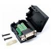 Oiyagai Adattatore Maschio DB9 RS232 D-SUB per Porta Seriale 9 Pin, Modulo Segnale Terminale DB9 COB con Custodia (Maschio con Dadi)