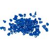 Cora 000116017 Kit 100 Bottoni Fissaggio Targa, Blu