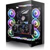 Thermaltake Case PC Midi Tower colore Nero - CA-1Y3-00M1WN-00 CTE E600 MX
