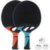 CORNILLEAU - Confezione da 2 racchette da ping pong per esterni ultra resistenti - Tacteo Pack Duo