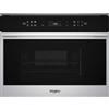 Whirlpool Forno da Incasso Multifunzione Elettrico Compatto Vapore 60 cm Altezza 45 cm Vetro nero e cornice porta Inox antimpronta Whirlpool Linea W7 Collection W7 MS450